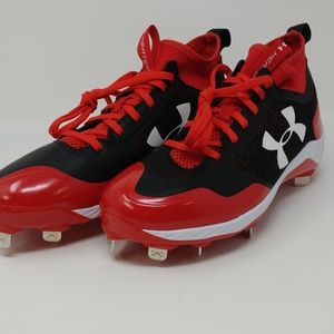 Under Armour Men's UA Heater Mid ST Metal Cleats